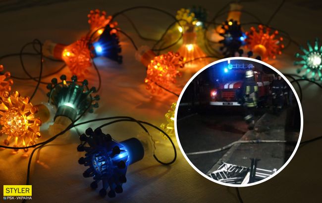 В Дрогобыче из-за гирлянды произошел пожар в квартире и пострадала женщина: как уберечься от ЧП