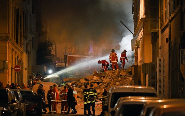 Во французском Марселе обрушилась четырехэтажка: есть раненые