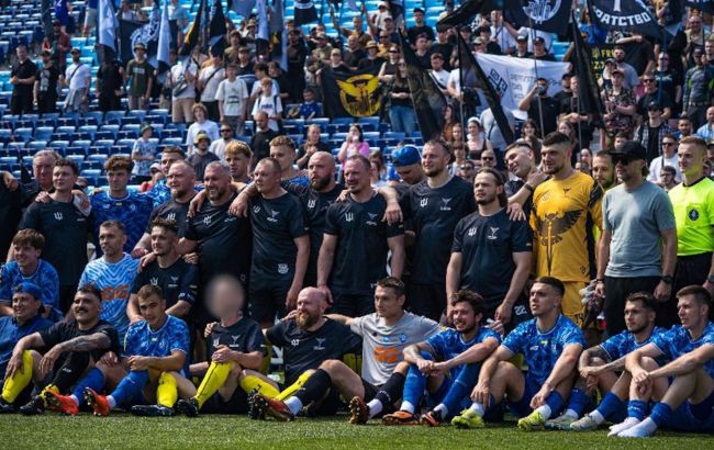 "Динамо" проти воїнів "Спецпідрозділу Тимура" ГУР МО: у Києві зіграли матч єдності