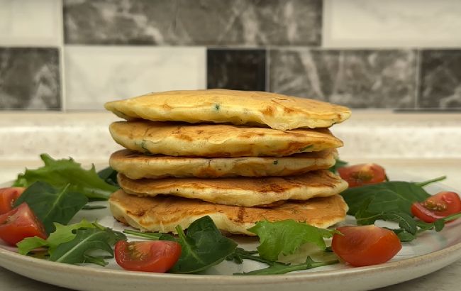 Панкейки с ветчиной и сыром: рецепт легкого и вкусного завтрака для семьи
