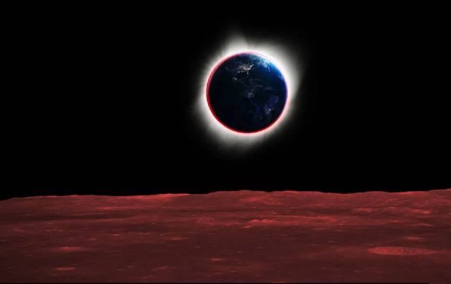 Дивіться, як із Місяця виглядає сонячне затемнення: унікальні кадри NASA