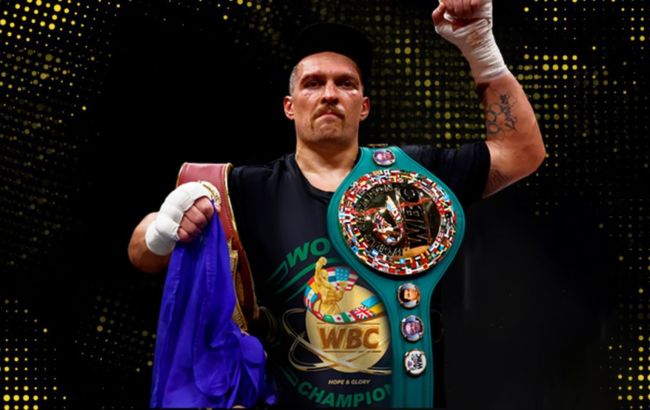 Пояс Усика тепер без прапора РФ: чому WBC змінила чемпіонський трофей