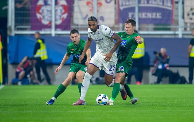 "Полісся" в більшості розгромно поступилось "Фіорентині" в матчі Ліги конференцій (відео)