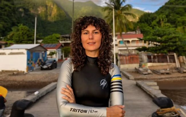 88 метров на одном дыхании: украинка Садурская в очередной раз переписала историю фридайвинга (видео)