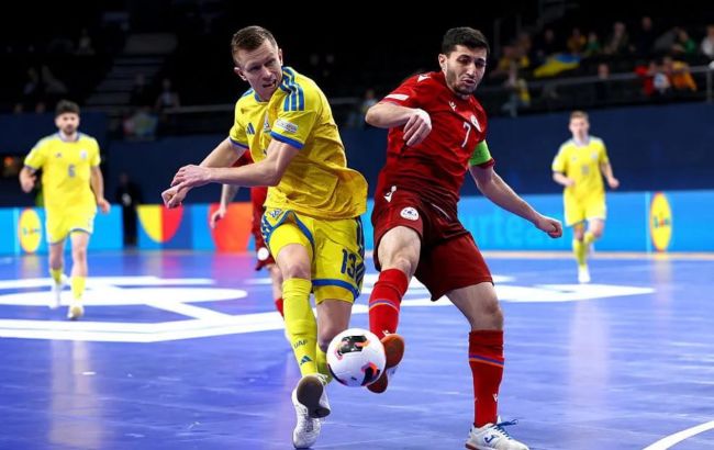 Україна &ndash; Литва: де і коли дивитися ключовий матч Євро-2026 з футзалу