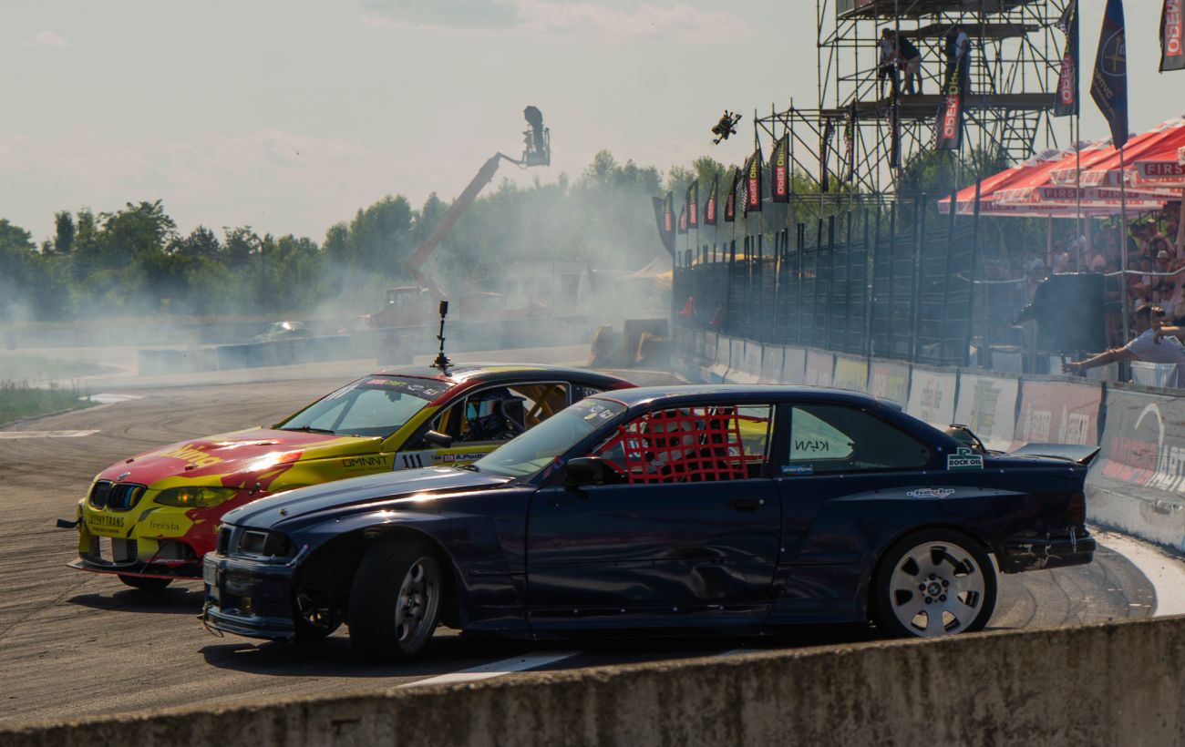 Швидкість та дим: як у Києві пройшов 2-й етап Open Drift UA