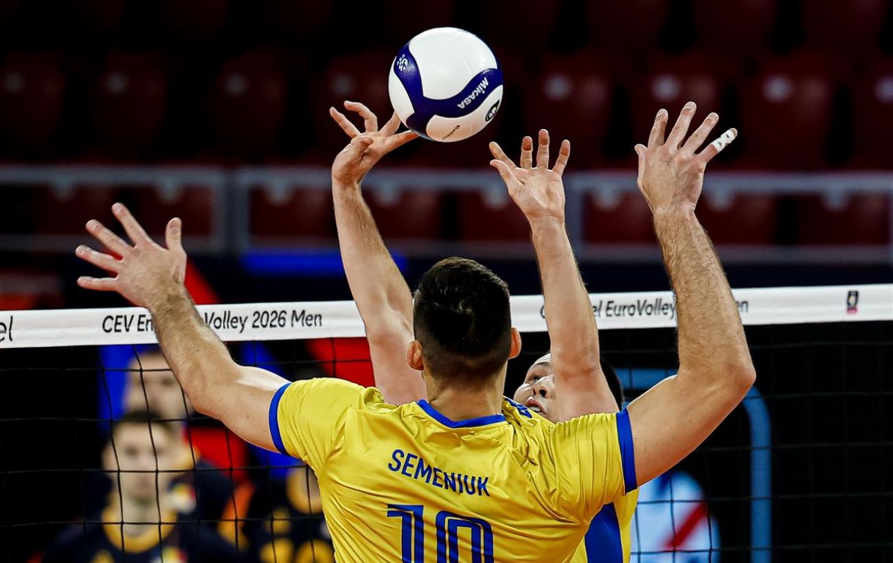 Украина всухую проиграла Румынии и вылетела с Евро-2026 по волейболу