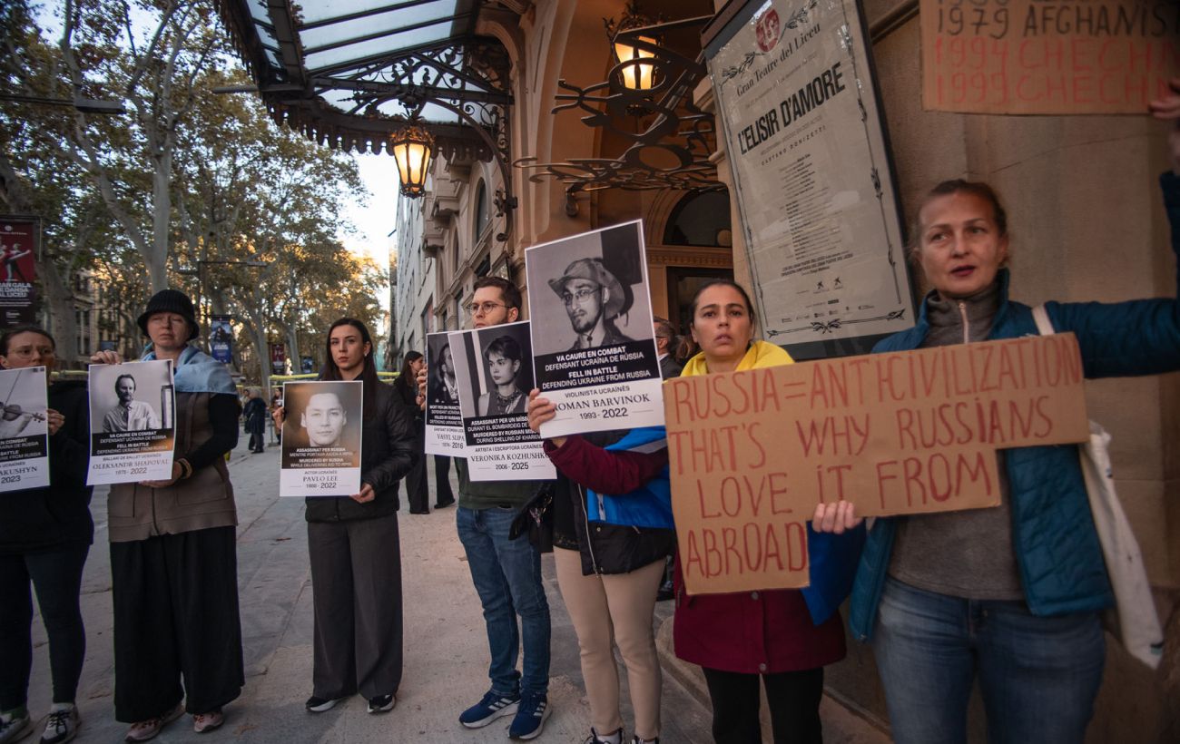 В Іспанії напали на українців, які протестували проти виступу артистів з РФ