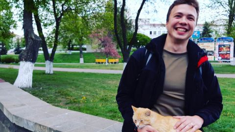 З'явилося відео з Протасевичем на Донбасі: кадри розвінчали всі фейки