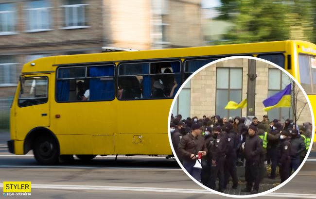 В Киеве перевозчики заблокировали дорогу: требуют отменить проверки COVID-сертификатов