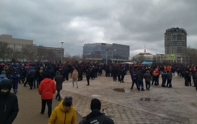 В Астане начались протесты на фоне инаугурации Токаева: происходят задержания
