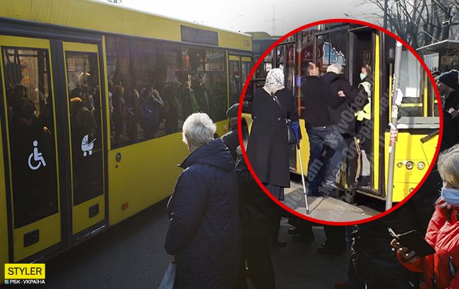 У Києві пенсіонера винесли з тролейбуса: відео та деталі скандалу