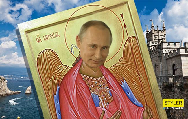 "Власти" Крыма признали Путина святым