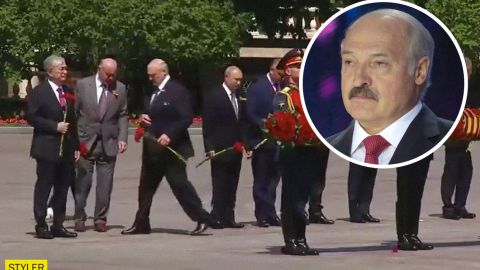Лукашенко принизив Путіна на параді в Москві: з'явилося відео