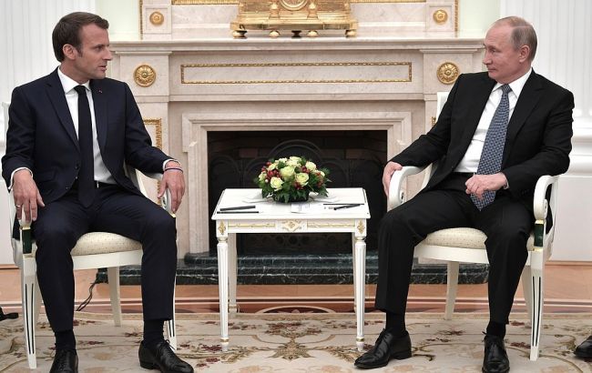 Макрон и Путин обсудили подготовку к саммиту в нормандском формате