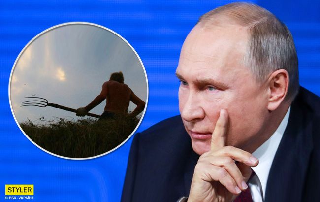 Чуть не убил: отец Путина выколол глаз его матери вилами
