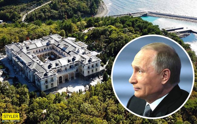 Як виглядає секретний палац Путіна: фото та відео