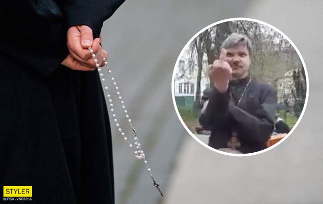 В Киеве пьяный священник устроил дебош: кем он оказался на самом деле
