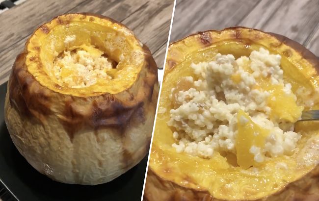 Пшенная каша в тыкве: несложный рецепт вкусного блюда с эффектной подачей