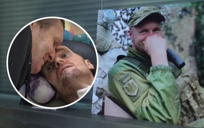 "Плачу сльозами радості": поранений військовий Віталій Шумей, за яким доглядає батько, заговорив