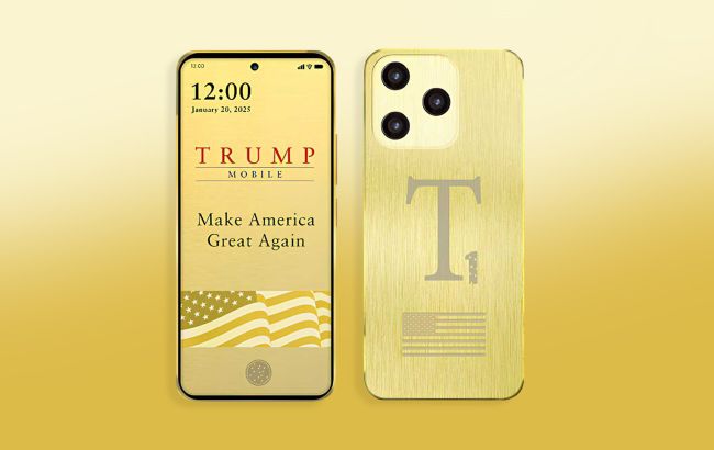 Трампофон выходит на рынок: сколько стоит золотой смартфон T1 и какое "железо"
