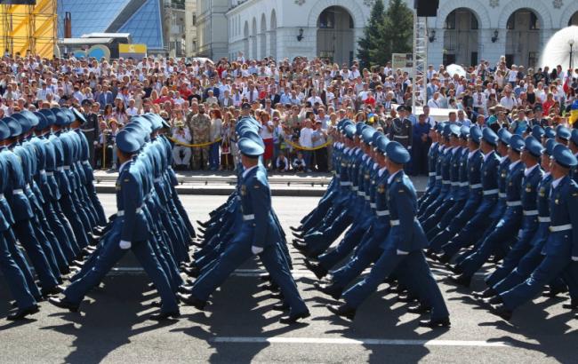 День независимости: полиция не зафиксировала грубых нарушений во время парада в Киеве
