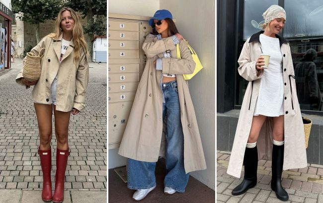 Тренч, резиновые сапоги и шорты: как одеваться в дождь и выглядеть стильно