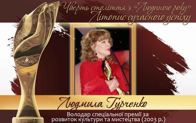 Четверть века с "Человеком года". Летопись современного успеха.  История № 18: Людмила Гурченко