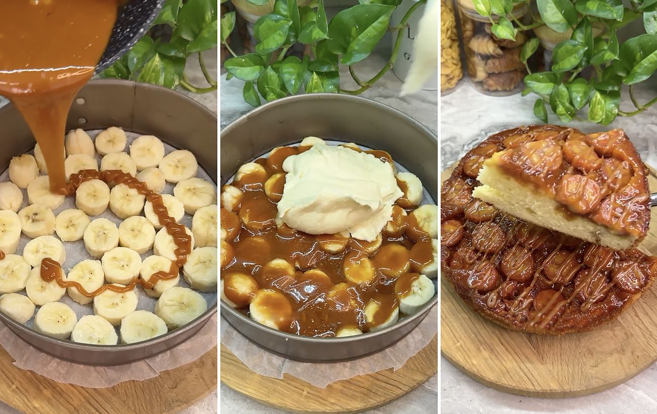 Пирог с карамелью