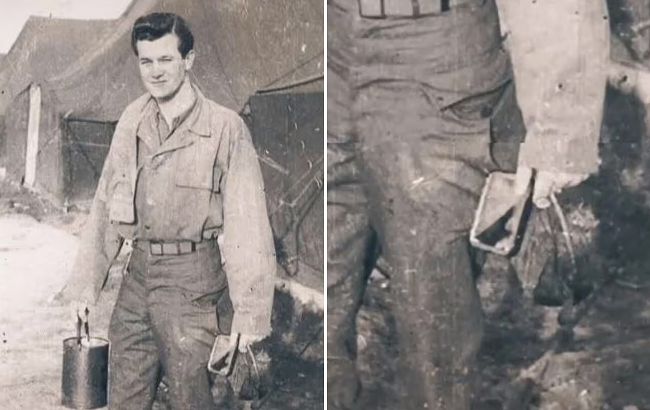 Загадка з 1940-х років: онук помітив сучасний смартфон у руках свого дідуся-солдата