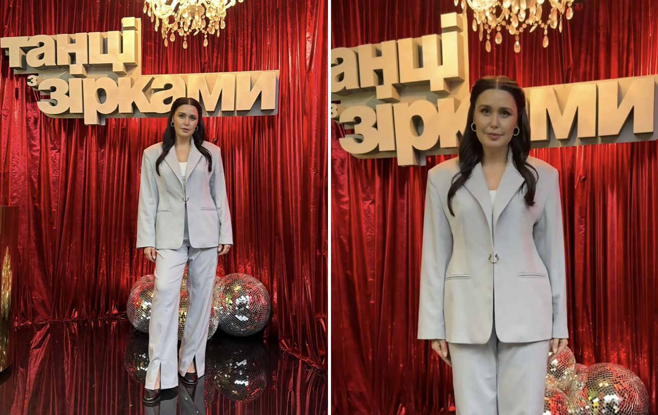 Секрет ідеального образу Барбір: жакет із акцентними плечима і брюки з розрізами