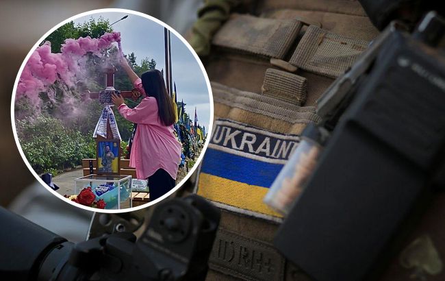 "Я обещала, что мы узнаем вместе": жена погибшего воина раскрыла пол ребенка на могиле мужа (фото)