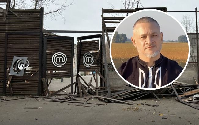 "Серце на шматки": Ектор зі сльозами на очах показав розбитий окупантами павільйон "МастерШеф"