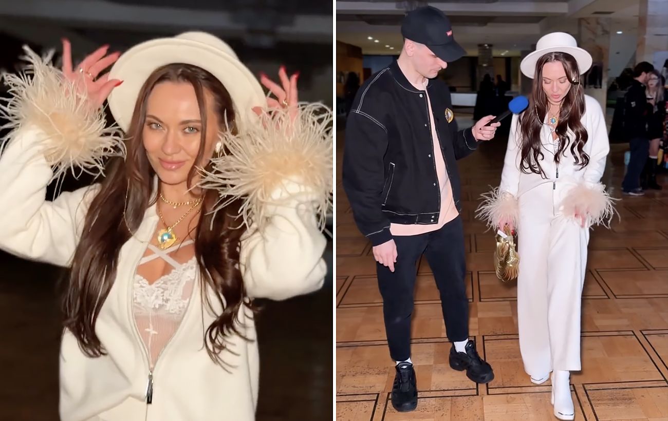 Трендовий образ Анни Саліванчук із пір’ям: скільки коштує мрія всіх модниць