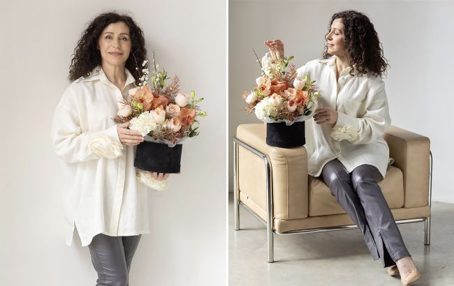 Весенний must-have: Надя Матвеева в брюках из экокожи, которые спасают от ветра и дождя