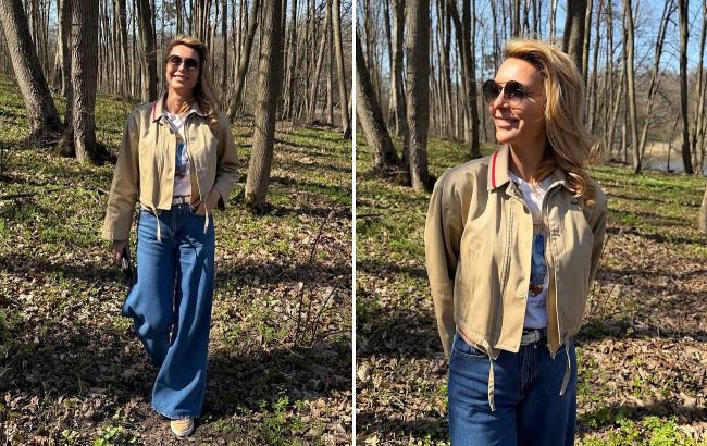 Секрет стильного образа на весну 2026: как Марина Боржемская носит джинсы и куртку