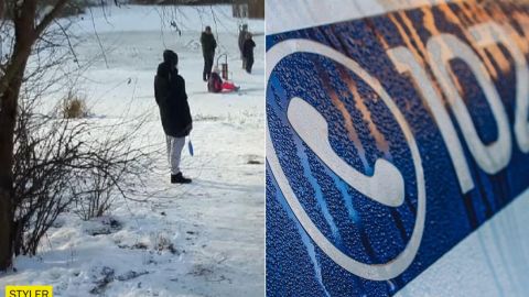 12-летний мальчик в Полтаве помог спасти рыбака, который провалился под лед (видео)