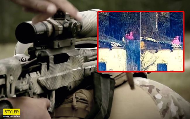 Снайперы боевиков на передовой прикрываются детьми: в сеть попало фото