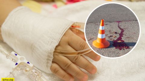 В Киеве водитель иномарки&nbsp;проехался по ноге двухлетнего мальчика