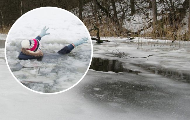Под Винницей школьница чудом спасла брата от гибели: ушел под лед в секунды