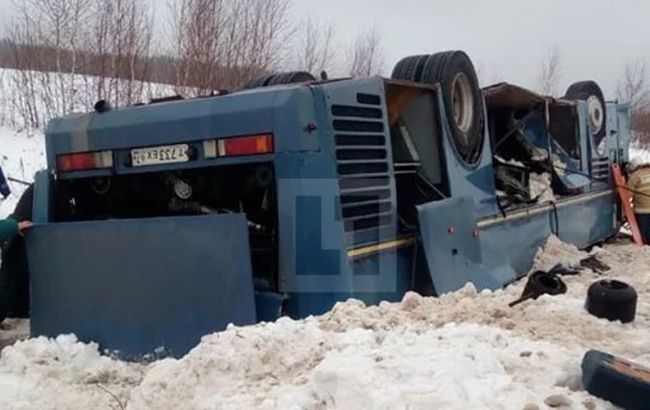 В результаті аварії автобуса в РФ загинули 7 осіб