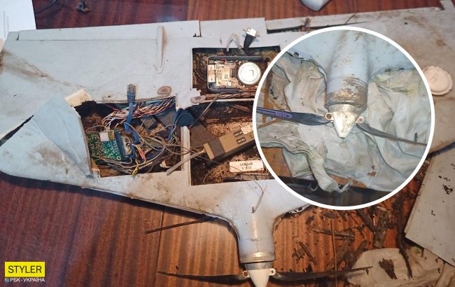 На Донбассе упал российский беспилотник с маркировкой ФСБ: появились фото