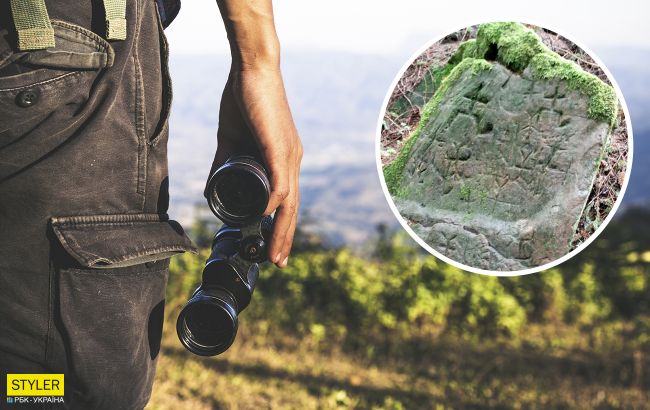 У Карпатах туристи натрапили на загадкові наскельні малюнки: терміново треба викликати Дена Брауна