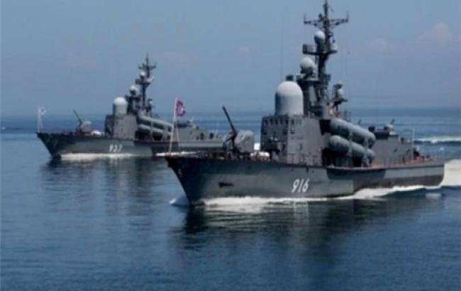 Біля берегів Латвії виявлені військові кораблі РФ