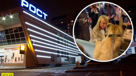 Украинский супермаркет попал в скандал: развлекал покупателей измученным животным