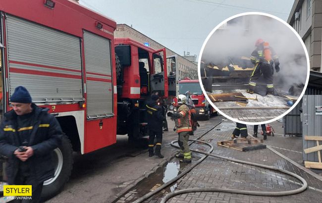 У Рівному в переповненому ТРЦ спалахнула пожежа: рятувальники показали відео