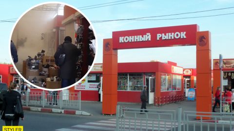 Мгновенная карма: в Харькове загорелся рынок, который работал в карантин