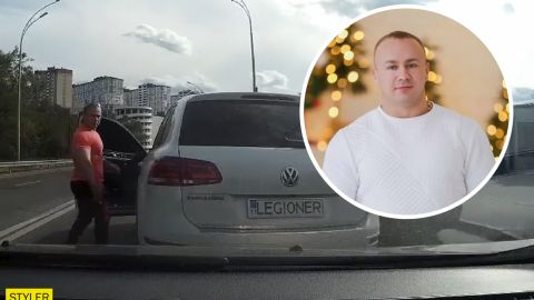 Автохам с битой напал на молодую семью в Киеве: скандал получил неожиданное продолжение