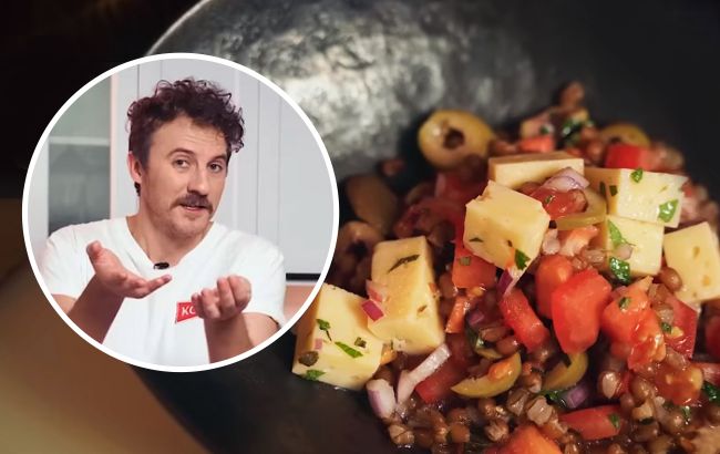 Клопотенко поделился рецептом фантастического украинского салата с пшеницей (видео)