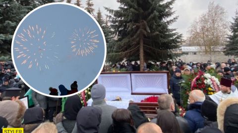 Во время похорон Кернеса неизвестные взрывали салют: появилось видео